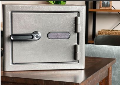 Biometric Fireproof & Waterproof Home & Office Safe - 11.5 in Tall